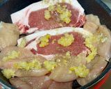 油なし、簡単、お肉、塩レモン蒸し焼き作り方3写真