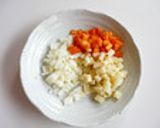 コーンクリーム豆乳スープ作り方1写真