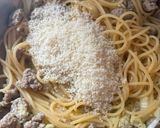 サルシッチャと白菜のスパゲティ作り方7写真