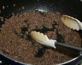 肉味噌の和風クリームパスタ作り方2写真