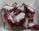 タコとカッペリーニのイタリアン前菜作り方1写真