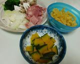 かぼちゃとほうれん草のグラタン作り方1写真