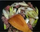 簡単☆経済的〜もやしと長ネギの挽肉炒め〜作り方3写真