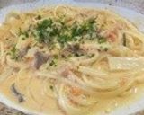 鮭&トマトのクリームパスタ作り方6写真