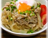 ごぼう香る♪味噌すき丼作り方6写真