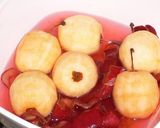 姫りんごのコンポート♪作り方1写真