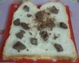 ✿秋の味覚②♡柿チョコトースト✿作り方2写真