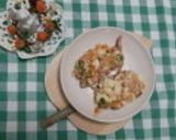 いかと豆腐の節約ハンバーグ作り方9写真
