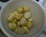 あっさり美味しい！いものこ汁作り方1写真