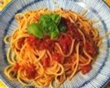 肉味噌でトマトパスタ作り方6写真