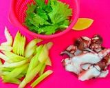 ✿タコ＆セロリ炒め✿作り方1写真