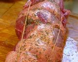 詰め物をしたラム・子羊の骨なしもも肉作り方8写真