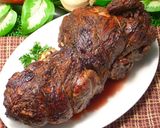 詰め物をしたラム・子羊の骨なしもも肉作り方11写真
