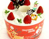クリスマスシフォン＊ショートケーキ作り方10写真
