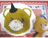 Rodyちゃんパンプキン立体キャラケーキ作り方12写真