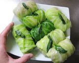 【和風ロールキャベツ。西京味噌仕立て】作り方10写真