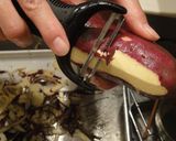 簡単☆さつまいものスライス重ね焼き作り方1写真
