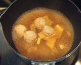 おから肉団子と長ネギのキムチ煮作り方4写真