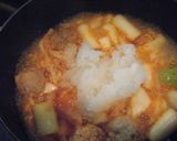 おから肉団子と長ネギのキムチ煮作り方7写真