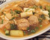 おから肉団子と長ネギのキムチ煮作り方9写真