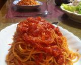 あのお店のトマトとにんにくのスパゲッティ作り方4写真