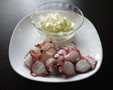 昆布茶でおいしい！　たこの炊き込みご飯作り方1写真