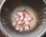 昆布茶でおいしい！　たこの炊き込みご飯作り方2写真