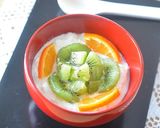 山中漆器で楽しむフルーツヨーグルト♪作り方4写真