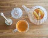 秋色ほっこり。りんごの皮の紅茶作り方3写真