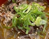 牛こまの春雨スープ　ピリ辛作り方5写真