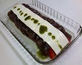 蒟蒻トマトのチーズ焼き　バジルソース作り方4写真