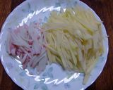 かまぼことせん切りじゃがいものチーズ焼き作り方1写真