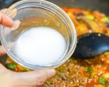 レンジ蒸しナスで★ジューシーな麻婆ナス丼作り方8写真