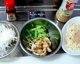 焼き豚のあったかいサラダうどん作り方2写真