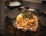 キノコの和風パスタ作り方10写真