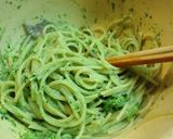 育ち盛りっ子の為の栄養満点グリーンパスタ作り方11写真