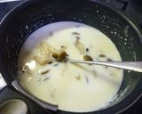 シメジの柚子クリーム~ショートパスタ作り方5写真