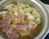 シンプル水菜のネギマ鍋作り方4写真