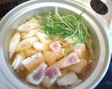 シンプル水菜のネギマ鍋作り方5写真