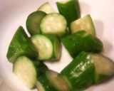 もって菊と胡瓜のマヨネーズ醤油あえ♪作り方1写真
