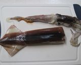 イカ・ワタのホイル焼き作り方1写真