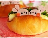 ＊キャラパン＊　ロールパンＤＥうさちゃん作り方4写真