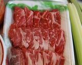 味噌とキムチでいただく、カルビとセロリ♪作り方1写真