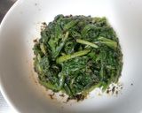 時短簡単♪ほうれん草の海苔佃煮和え作り方3写真