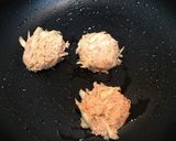 ディルソースで頂く鮭と根菜ハンバーグ 作り方5写真