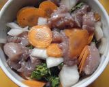 赤ワイン風味～鶏胸肉の串焼きライス作り方2写真