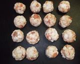 材料２つ★ふわっふわ★サーモン揚げ団子作り方3写真