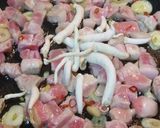 ポークとキノコのトマトソーススパゲティ作り方5写真