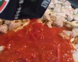 ポークとキノコのトマトソーススパゲティ作り方7写真
