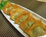 春菊の揚げワンタン柚子胡椒風味♪作り方3写真